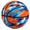 Ballon de basket pour extérieur orange, bleu et blanc