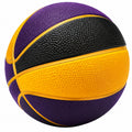 Ballon de basket hautes performances jaune/noir/violet