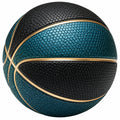 Ballon de basketball extérieur Noir/Bleu avec cellules hexagonales