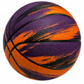 Ballon de basket extérieur orange et violet