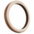 Couvre-volant ergonomique noir et beige 37-38 cm