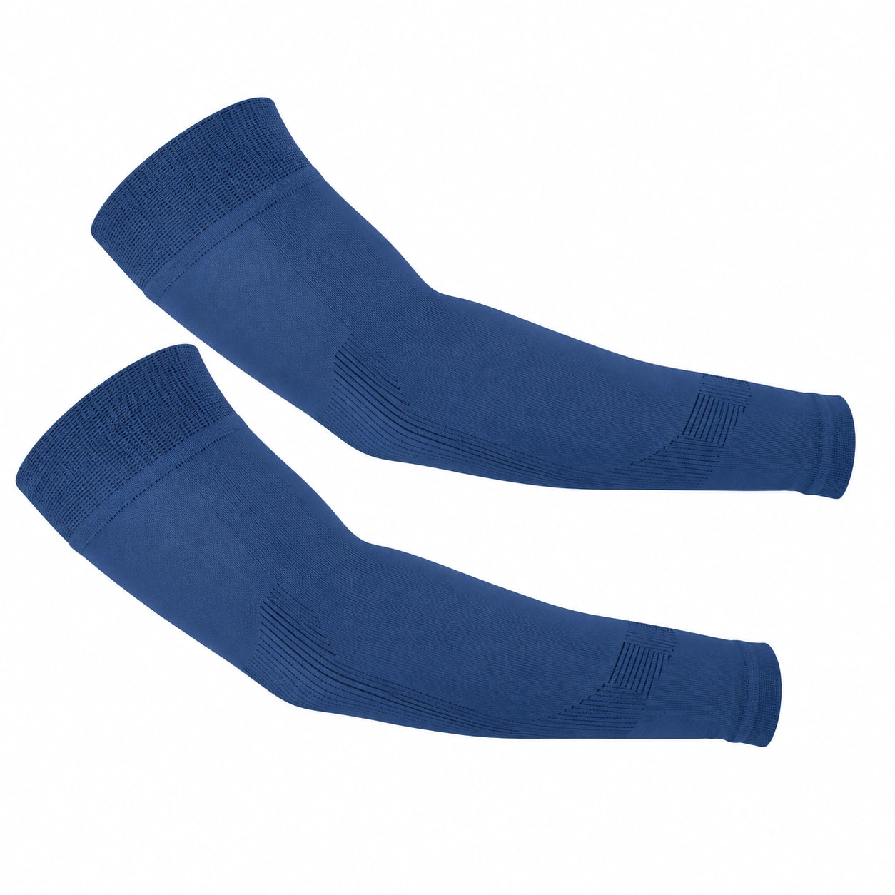 Manchettes de Compression Anti-UV Bleues pour Sports