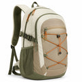 Sac à dos polyvalent beige et vert pour usage quotidien