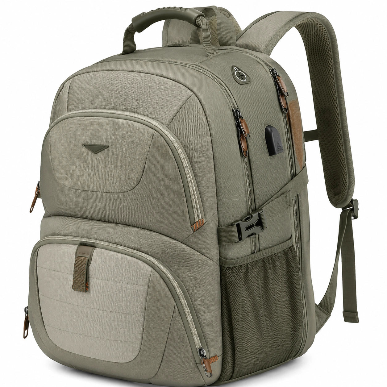Sac banane vert olive avec ceinture réglable