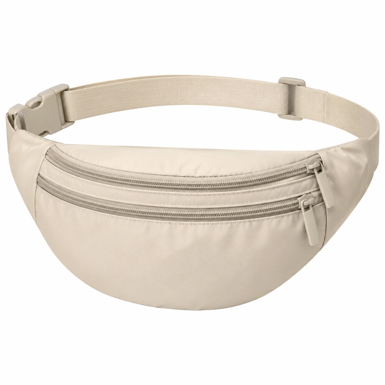 Sac Banane Unisexe Vert Kaki avec Bandoulière Réglable