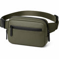 Sac banane unisexe vert avec sangle réglable