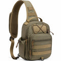 Sac à dos utilitaire compact avec fermeture éclair, kaki