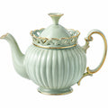 Théière en Céramique Émaillée Verte 1200ml