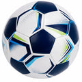 Ballon de football taille 5 bleu et blanc