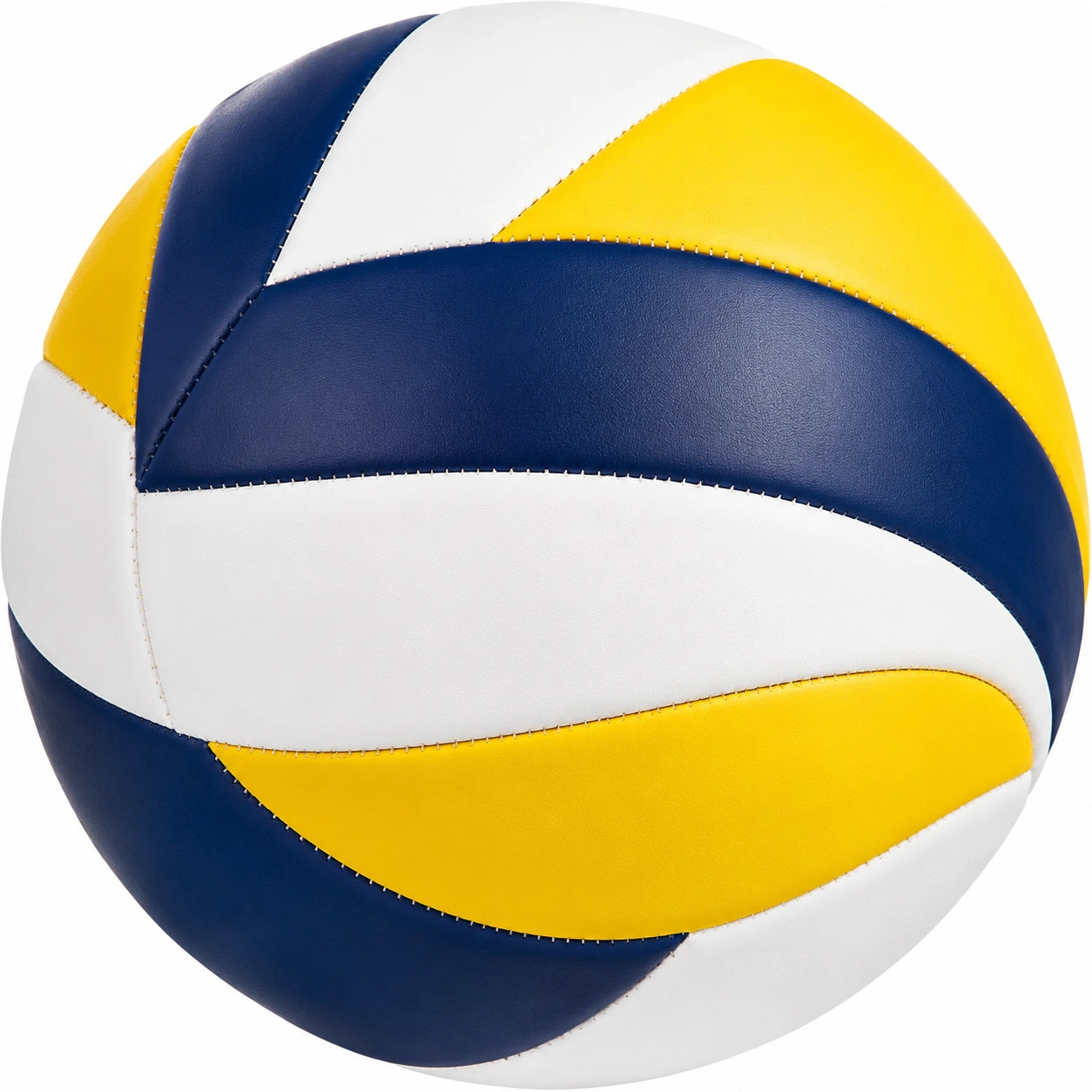 Ballon de Volleyball Taille 5 Bleu, Jaune et Blanc