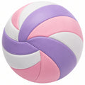 Ballon de volley intérieur et extérieur 65 cm - Blanc, rose et violet