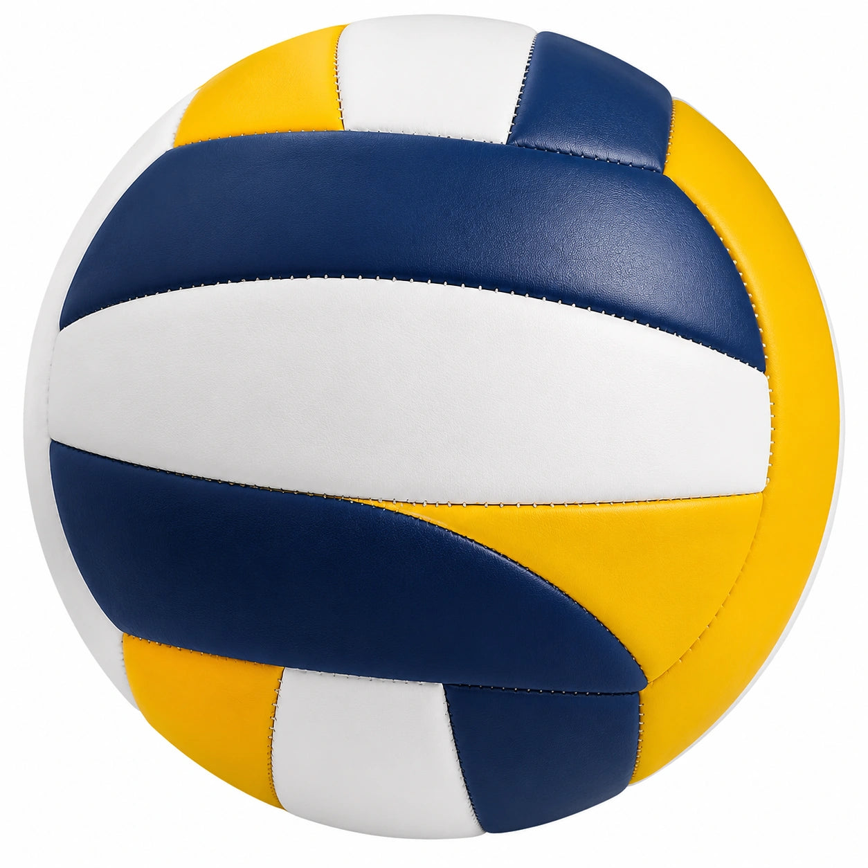 Ballon de Volley Bleu/Blanc/Jaune pour Sports Intérieurs et Extérieurs