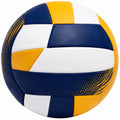 Ballon de volley bleu, blanc et jaune pour intérieur/extérieur