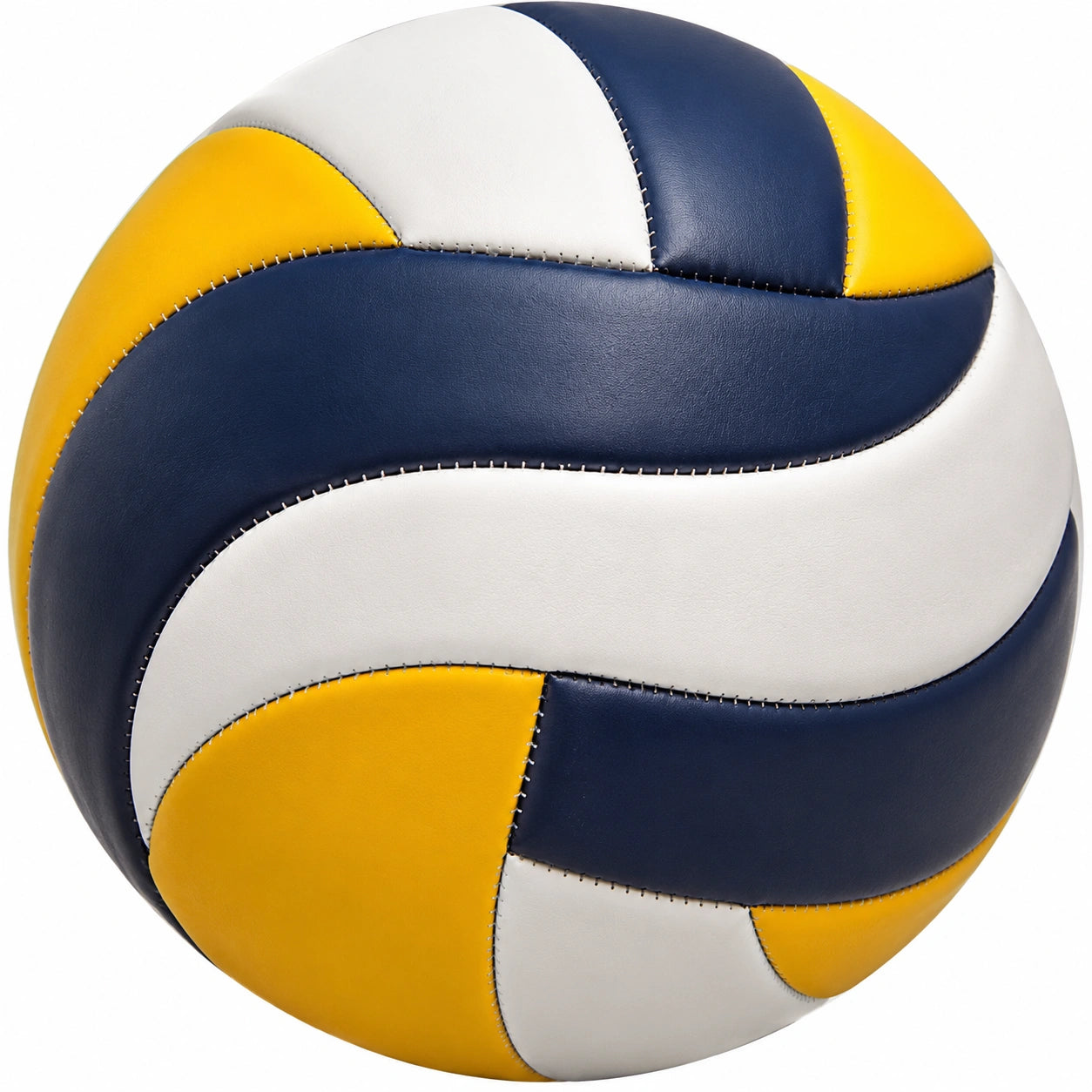 Ballon de volley intérieur extérieur bleu jaune blanc