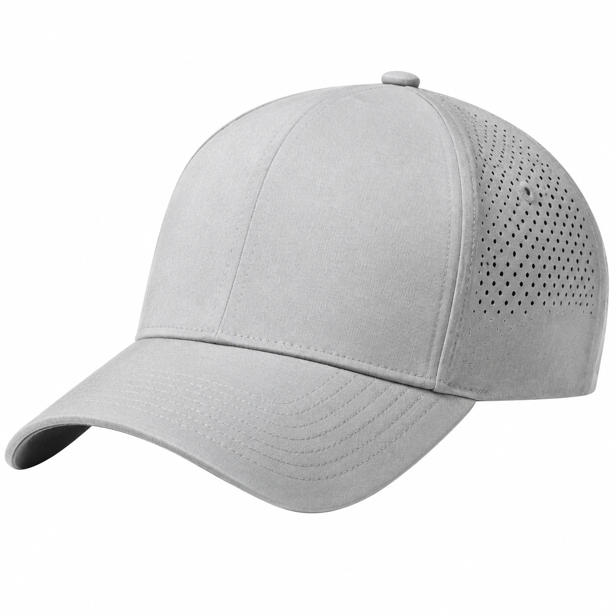 Casquette Unisexe Gris Clair Respirante