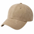 Casquette unisexe beige avec visière courbée