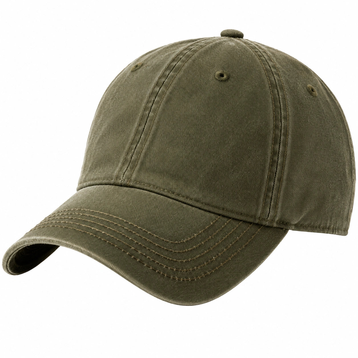 Casquette de baseball unisexe réglable couleur kaki