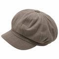 Casquette Gavroche Marron Rétro