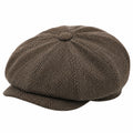 Casquette Gavroche Unisexe Marron Retro Chic