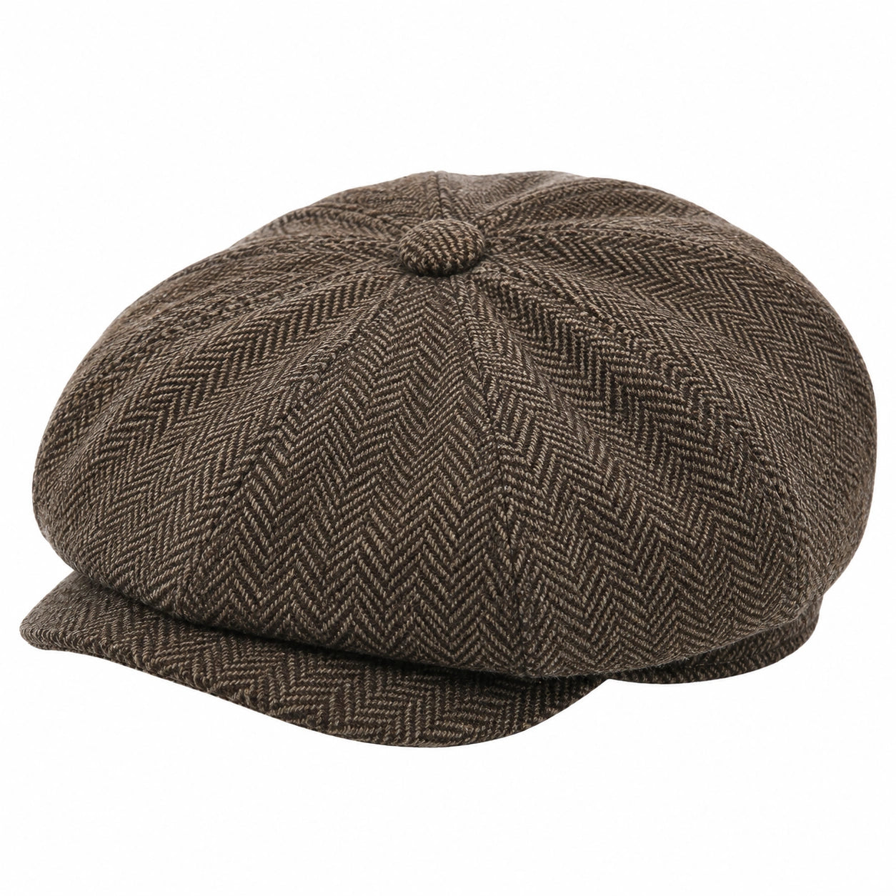 Casquette Gavroche Unisexe Marron Retro Chic