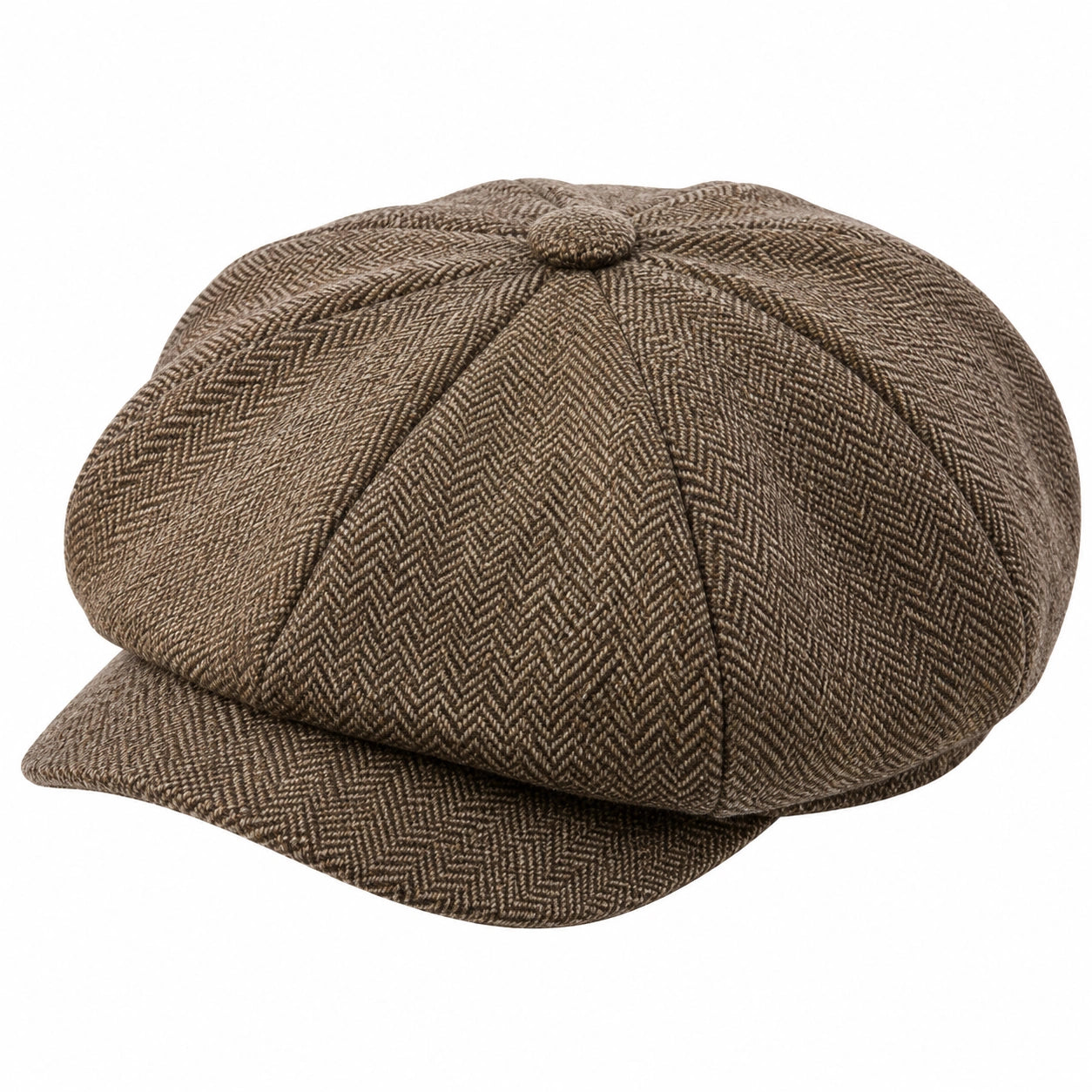 Casquette Gavroche Vintage Unisexe Marron