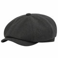 Casquette Plate Réglable Homme Marron