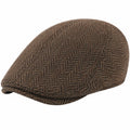 Casquette Plate Classique Marron pour Adultes