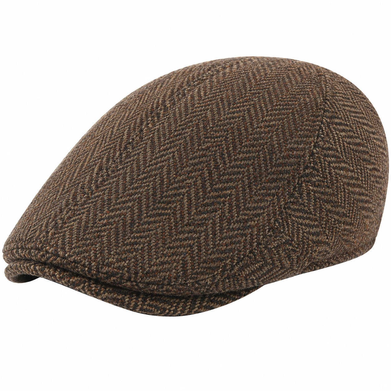 Casquette Plate Classique Marron pour Adultes