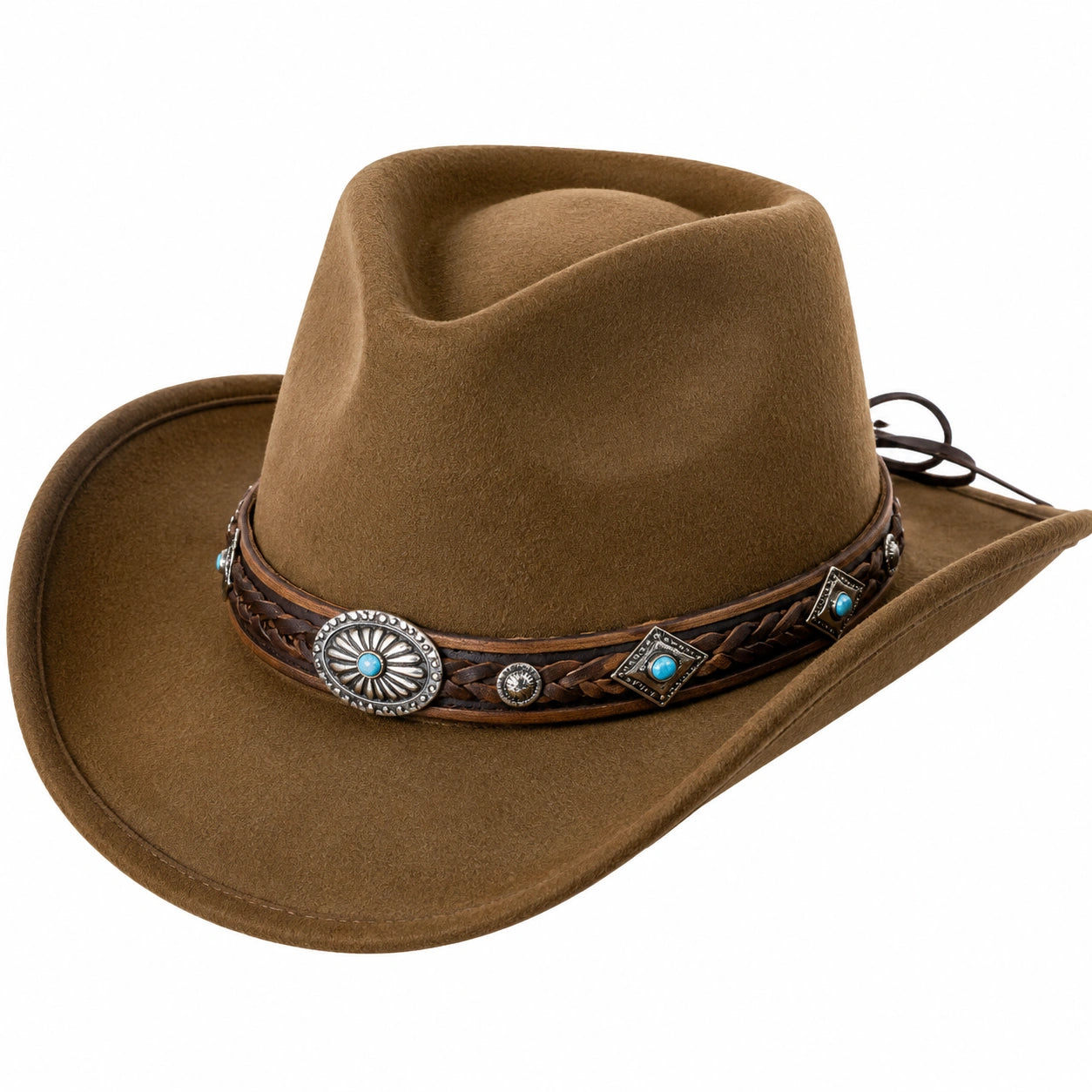 Chapeau Cowboy Classique en Marron