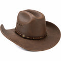 Chapeau de Cowboy Western Marron